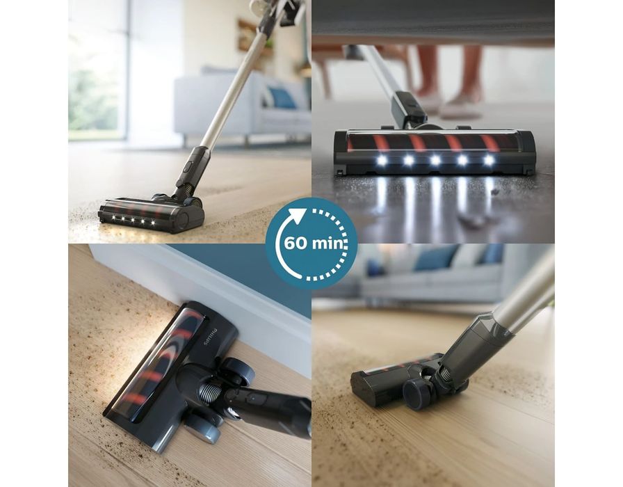 Беспроводной пылесос Серия 3000 Philips XC3031/61

Работает до 60 мин¹