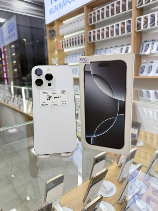 iPhone 16 Pro Max 512gb ideal 94% 3 oy garantiya!