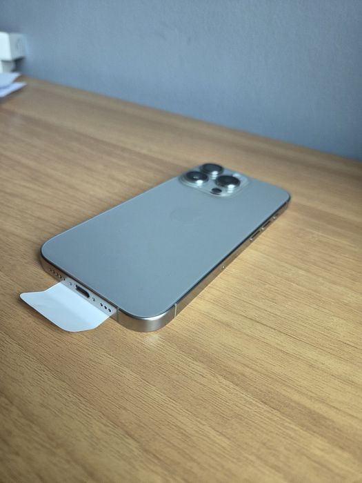 ЧИСТО НОВ iPhone 15 Pro 100% Battery Подменен по Гаранция 0 цикъла