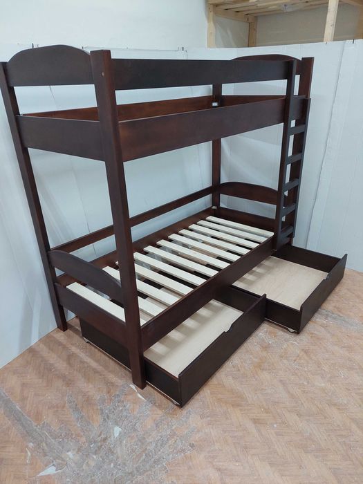 TRANSPORT GRATUIT.Pat etajat lemn masiv.Cod 2005E