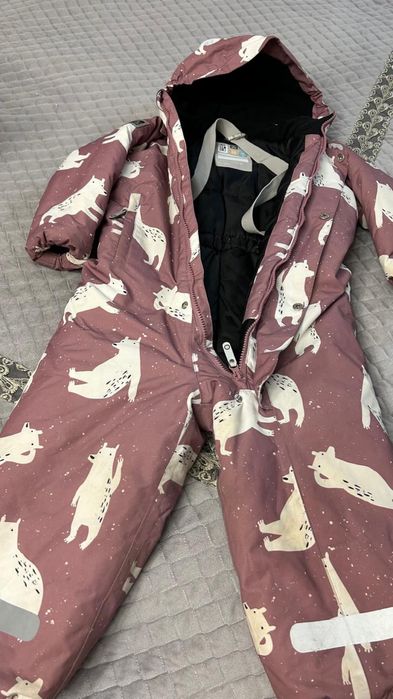 Зимний детский комбинзон