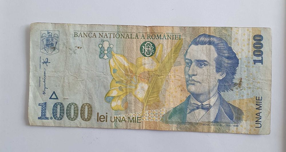 Bancnote vechi 500 lei, 1000 lei