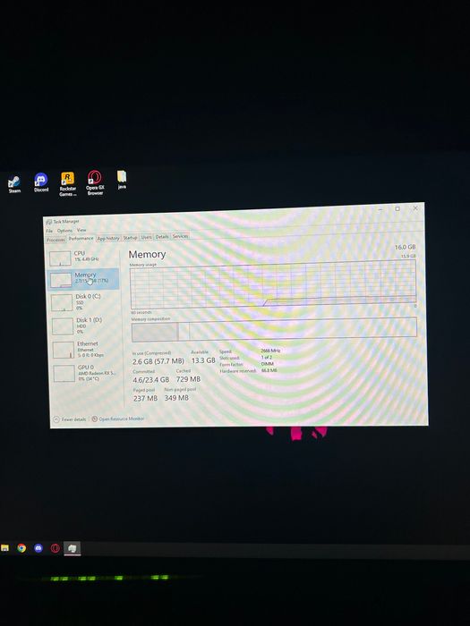 PC Gaming i5-9600KF + RX 5600 XT / 16GB RAM / SSD + HDD