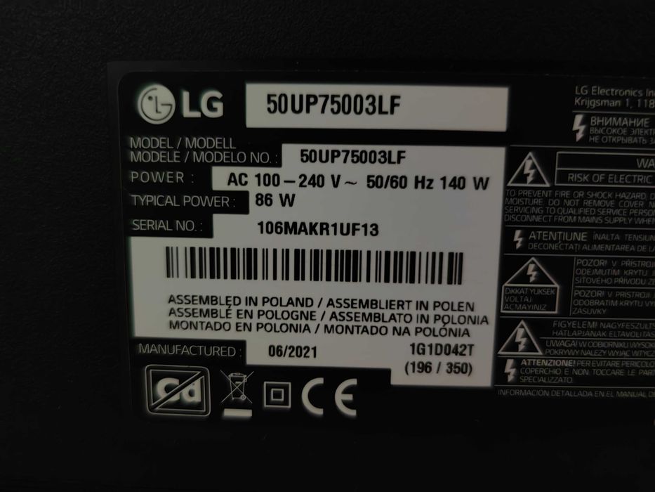 LG LED 126 cm Smart 4K Ultra HD