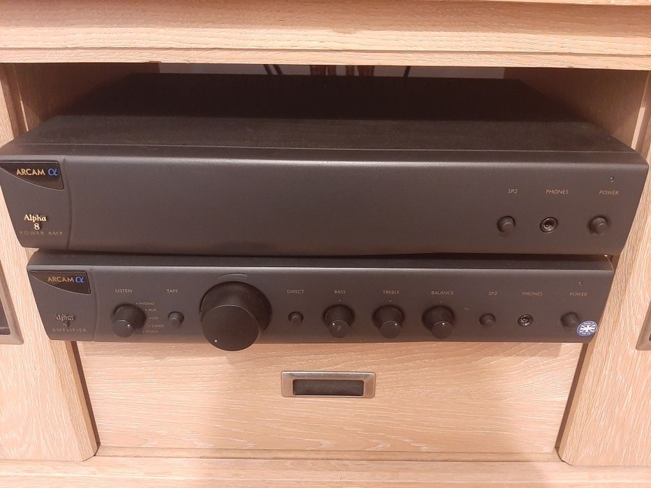 amplificator arcam alpha 8 + arcam alpha 8P