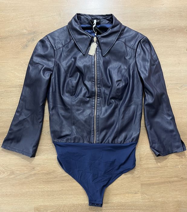 Elisabetta Franchi кожено боди размер M