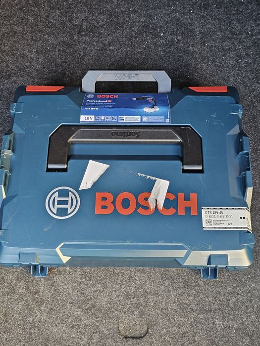 Aparat de gaurit Bosch GTB 18V-45, 4500 RPM, 18V, 56x261x193mm, negru