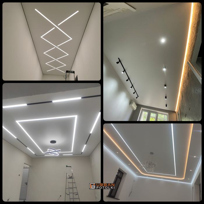 Матовые натяжные потолки