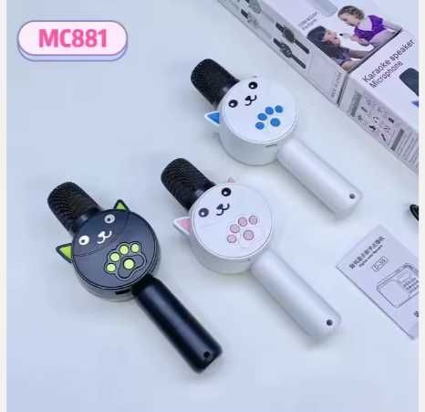 MC881 Детски Bluetooth микрофон – Пей като звезда с котешко настроение