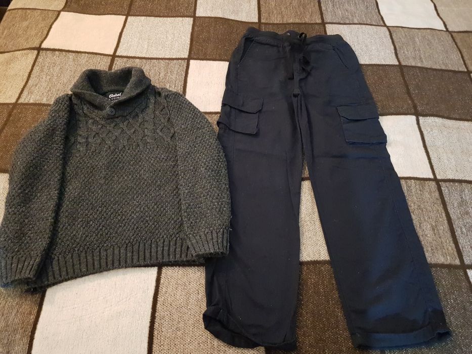 Lot haine băieti, 10-11 ani:geaca, pantaloni, bluze