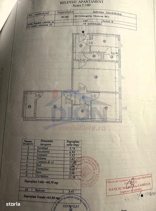 Ghencea  Bloc Reabilitat etajul 1din4