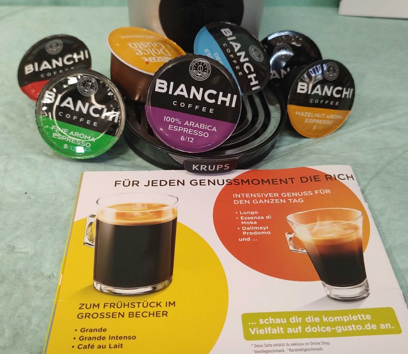 Кафемашина с гаранция 1 година Touch Automat NESCAFÉ® Krups Dolce Gusto Genio S.Silver Крупс за капсули система Долче густо