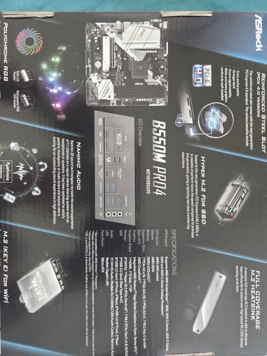 Placa de baza ASRock B550M Pro4