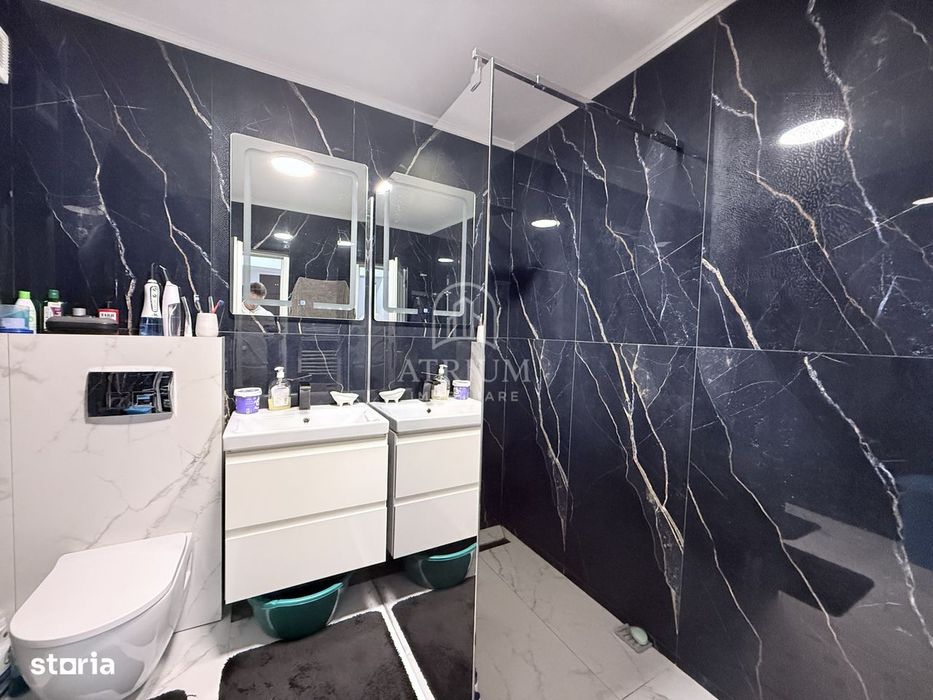 Apartament 3 camere la cheie, 58,5 mp utili cu balcon 7 mp, Floresti S