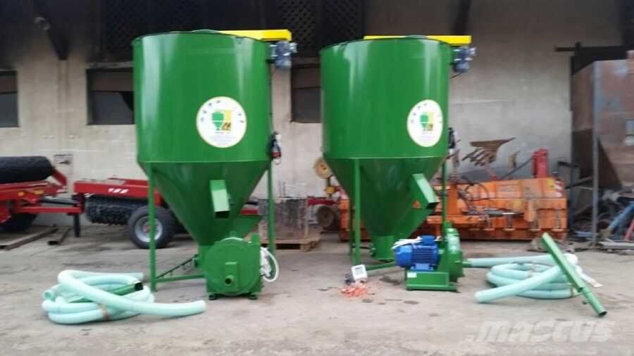 Micro FNC moara 22 kW + amestecator 2000 kg Randament: +|- 2500 kg/h NOU Garantie
