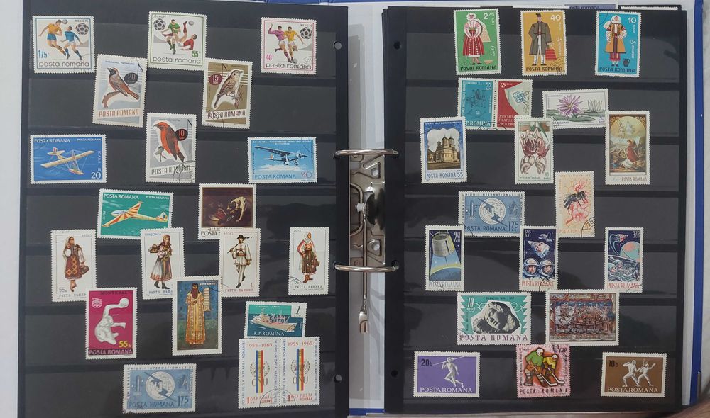 Album cu timbre romanesti + bonus