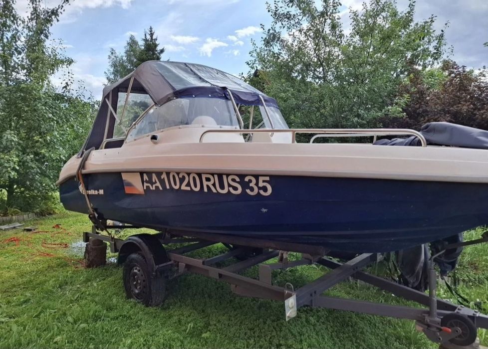 Продаётся Катер Стрелка 510 с мотором Yamaha 80 2 такт