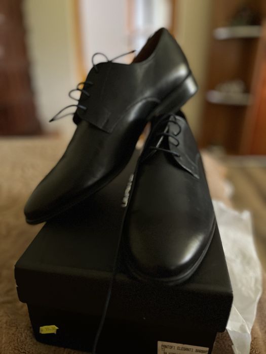 Pantofi elenganti barbati, vitello blue