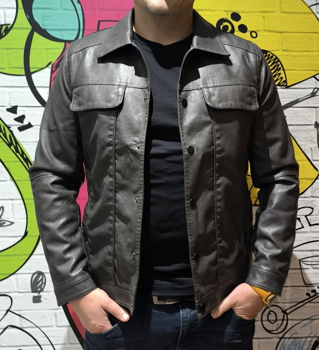 Мъжко Кожено Яке