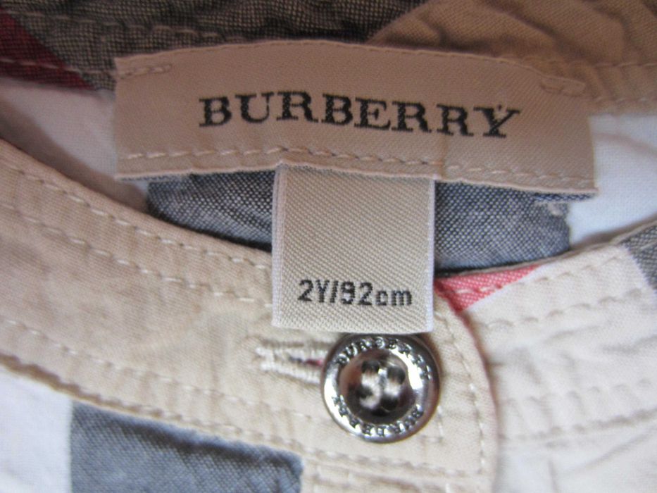Rochita fetita Burberry, masura 92cm (2 ani), 97%bumbac, ca noua