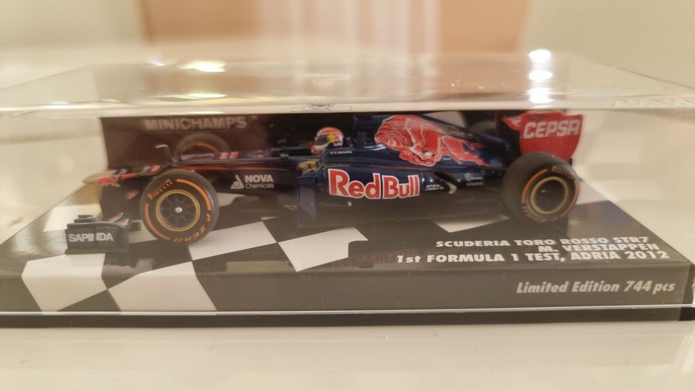 Toro rosso str7 Max Verstappen adria first F1 practise minichamps