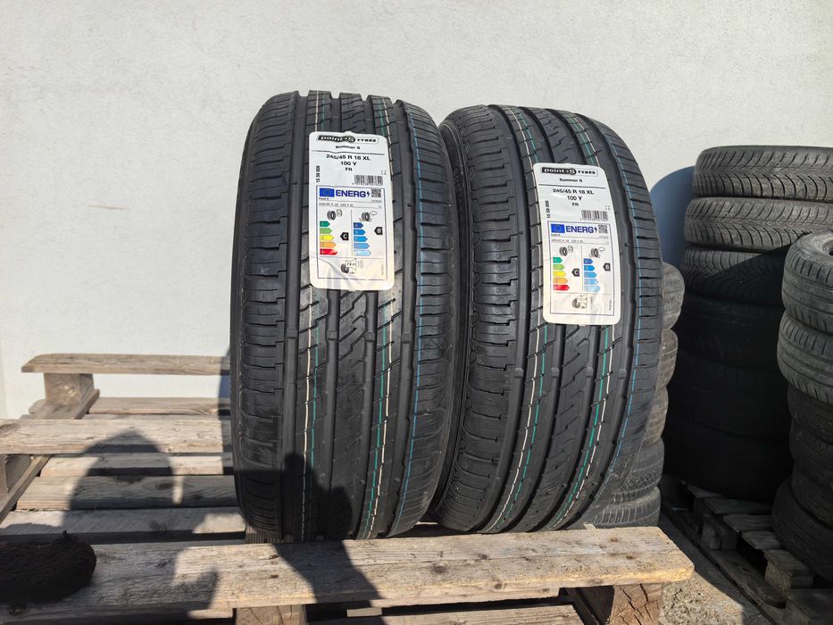 245/45/18 Поинт Ес ДОТ 2024 г - ЧИСТО НОВИ - Товарен индекс 100