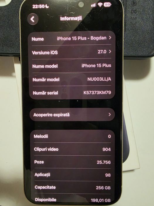 iPhone 15 Plus 256 Gb e-Sim