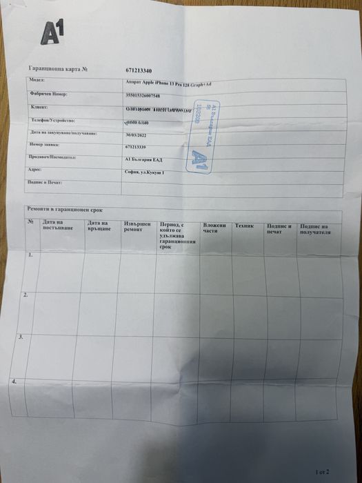 Iphone 13 Pro 128GB Graphite