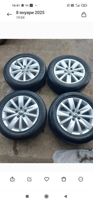 Продавам джанти за vw пасат