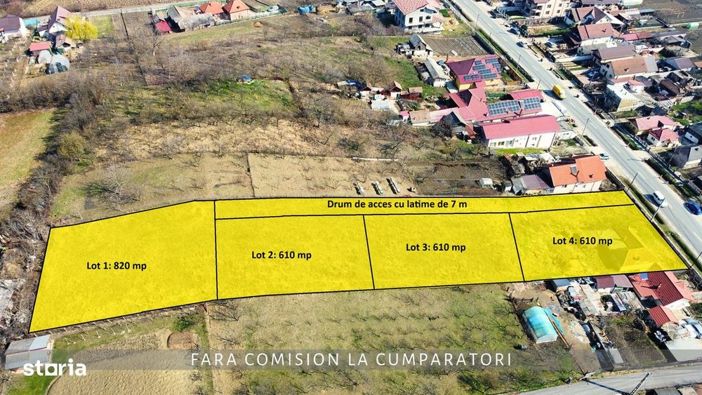 Cazanesti, Teren 3336Mp - Deschidere 27M