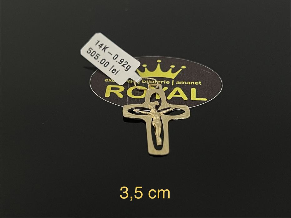 Bijuteria Royal CB : Pandant aur nou 14k 0,92gr