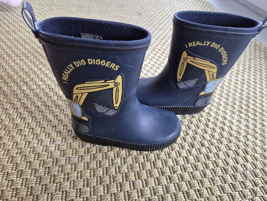 Cizme ploaie cauciuc h&m tribord decathlon  26  31/32