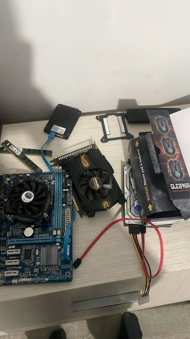 Продам ПК - Материнка + ОЗУ + Кулер + Видеокарта