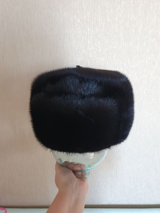 Норковая шапка мужская