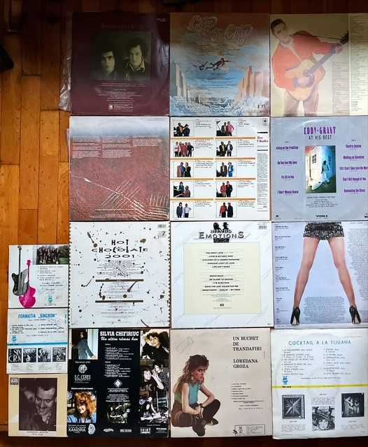 Col viniluri: Waits, Boney M, M. Davis, Beatles, Sincron, S. Chifiriuc