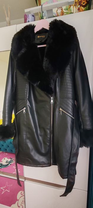 Geacă damă piele ecologică 2XL