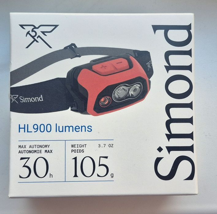 Lanternă de cap Simond 900 lm