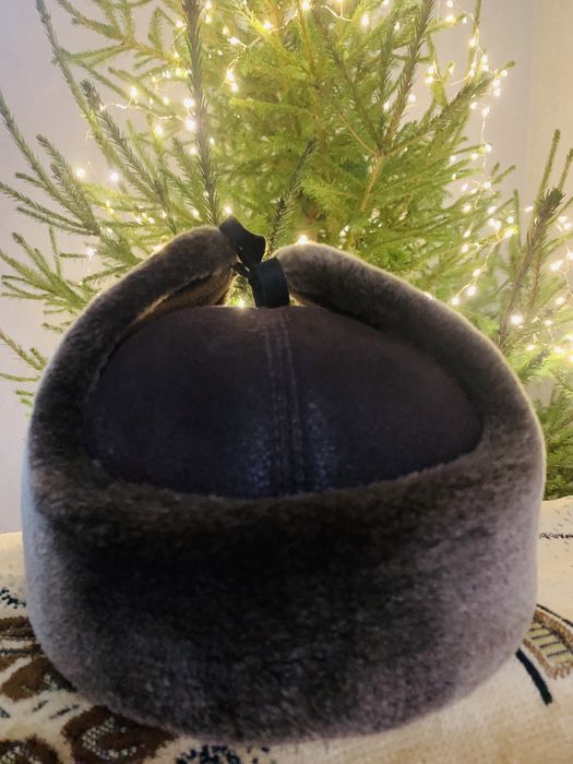 Мужская цигейковая шапка