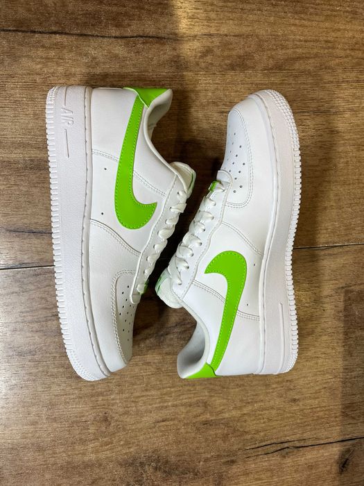 ОРИГИНАЛНИ *** Nike Air Force 1 Low White Action Green