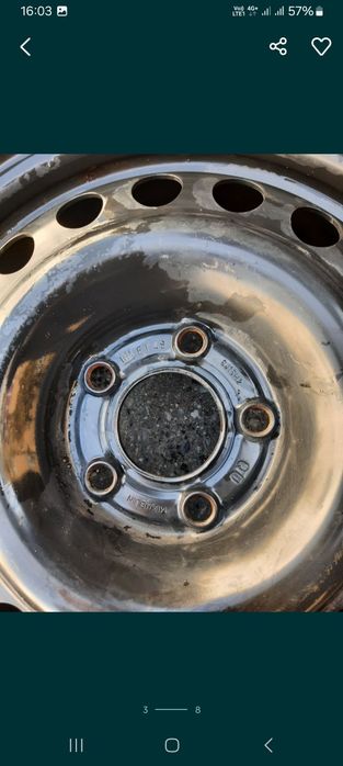 Janta Tabla Opel 5×112  ET49  cu cauciuc Dunlop 195/60/R15