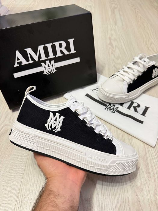 Adidasi AMIRI MA Court LOW Top - Produs NOU Full Box