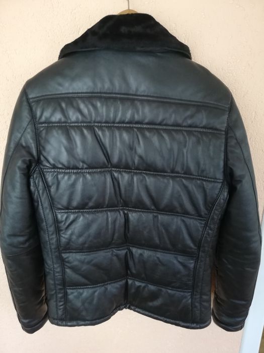 Geaca piele bărbați Zara Man S