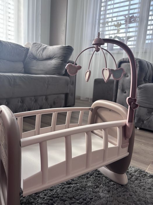 Pat +scaun bebe de jucarie smoby