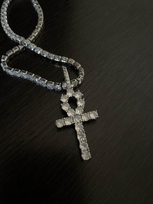 Colier silver cu pietre