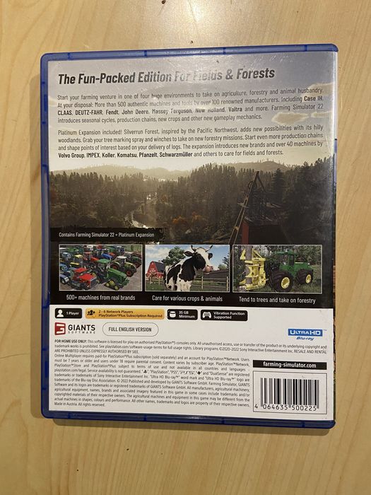 Игра За PS5 Farming Simulator 22 Platinum Edition