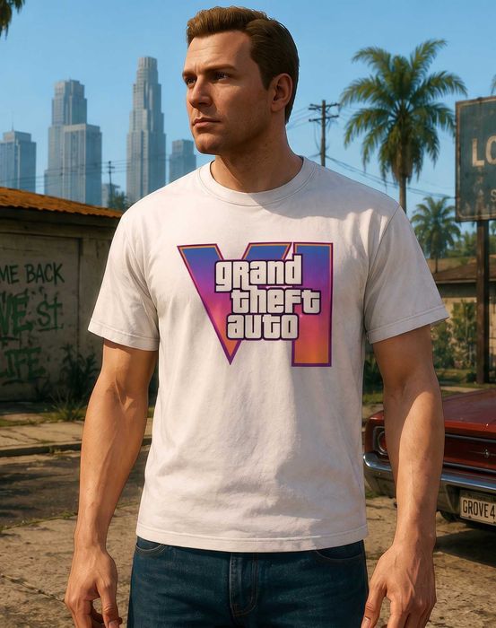 NEW 2026! Тениски GTA 6 - 5 цвята! Или поръчай модел с ТВОЯ идея!