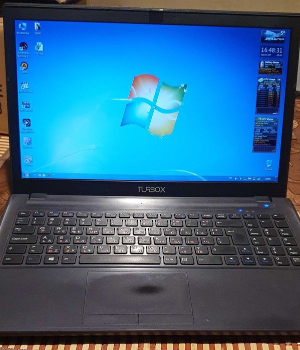 Лаптоп марка Turbo-X W650EH, i7, NVIDIA