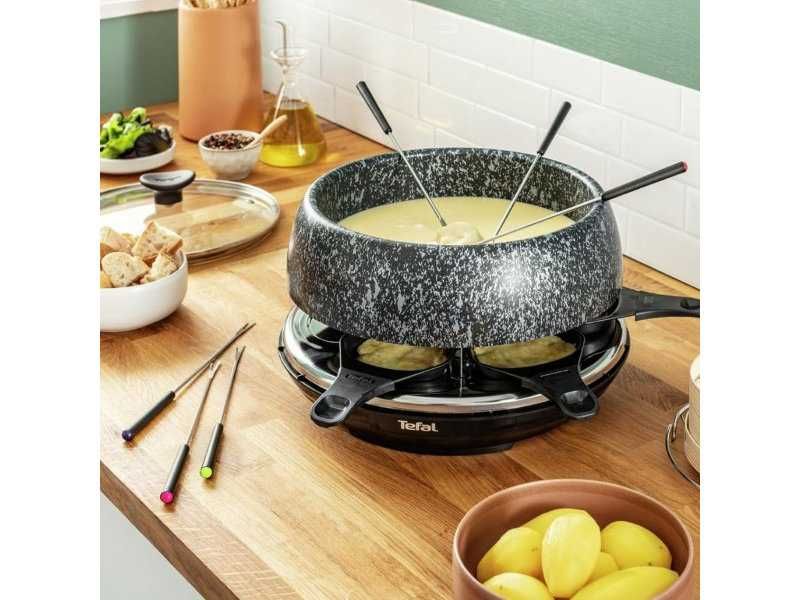 Раклет Грил с Незалепващо Покритие 6 в 1 Tefal Cheese N'Co RE12C8 850W