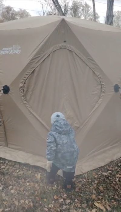 Палатка большая сборка автомат.