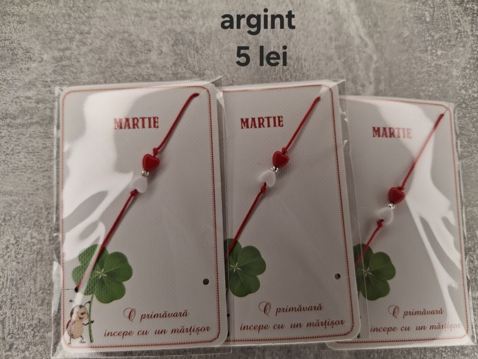 Bratari cu bila de argint